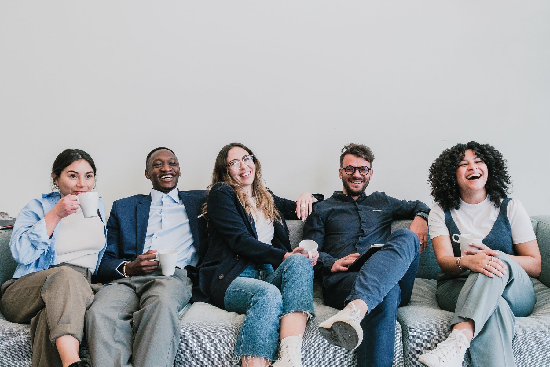 Cool Corporate Portrait of a Team of Professionals